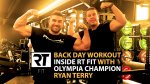 Ryan Terry and Muscle and Fitness writer Scott Falstead